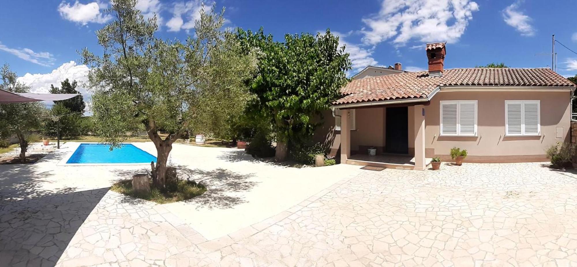 Ferienhaus Aqua Mit Pool Jadreški Exteriör bild