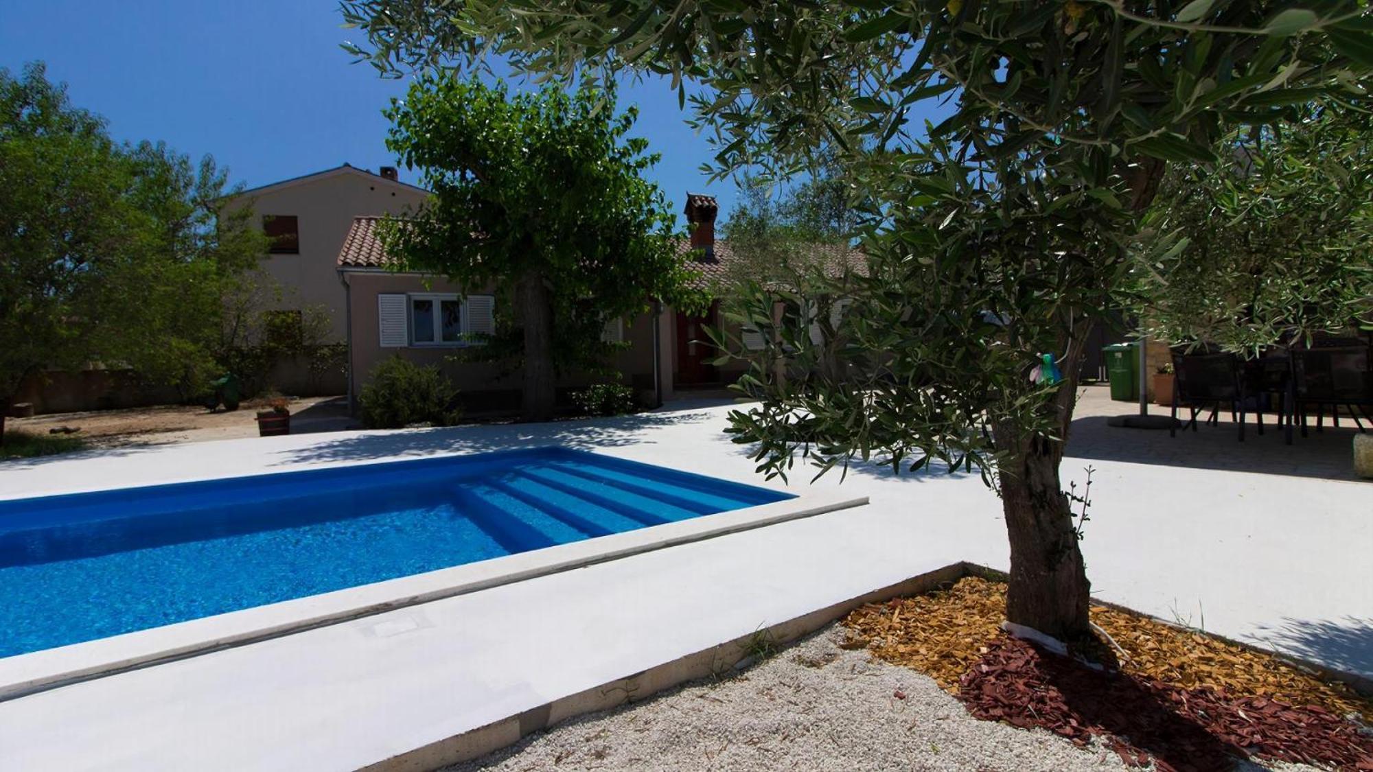 Ferienhaus Aqua Mit Pool Jadreški Exteriör bild