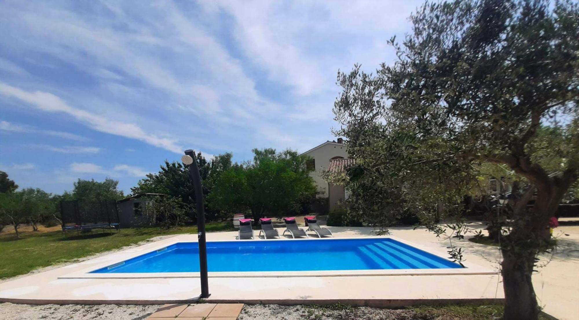 Ferienhaus Aqua Mit Pool Jadreški Exteriör bild