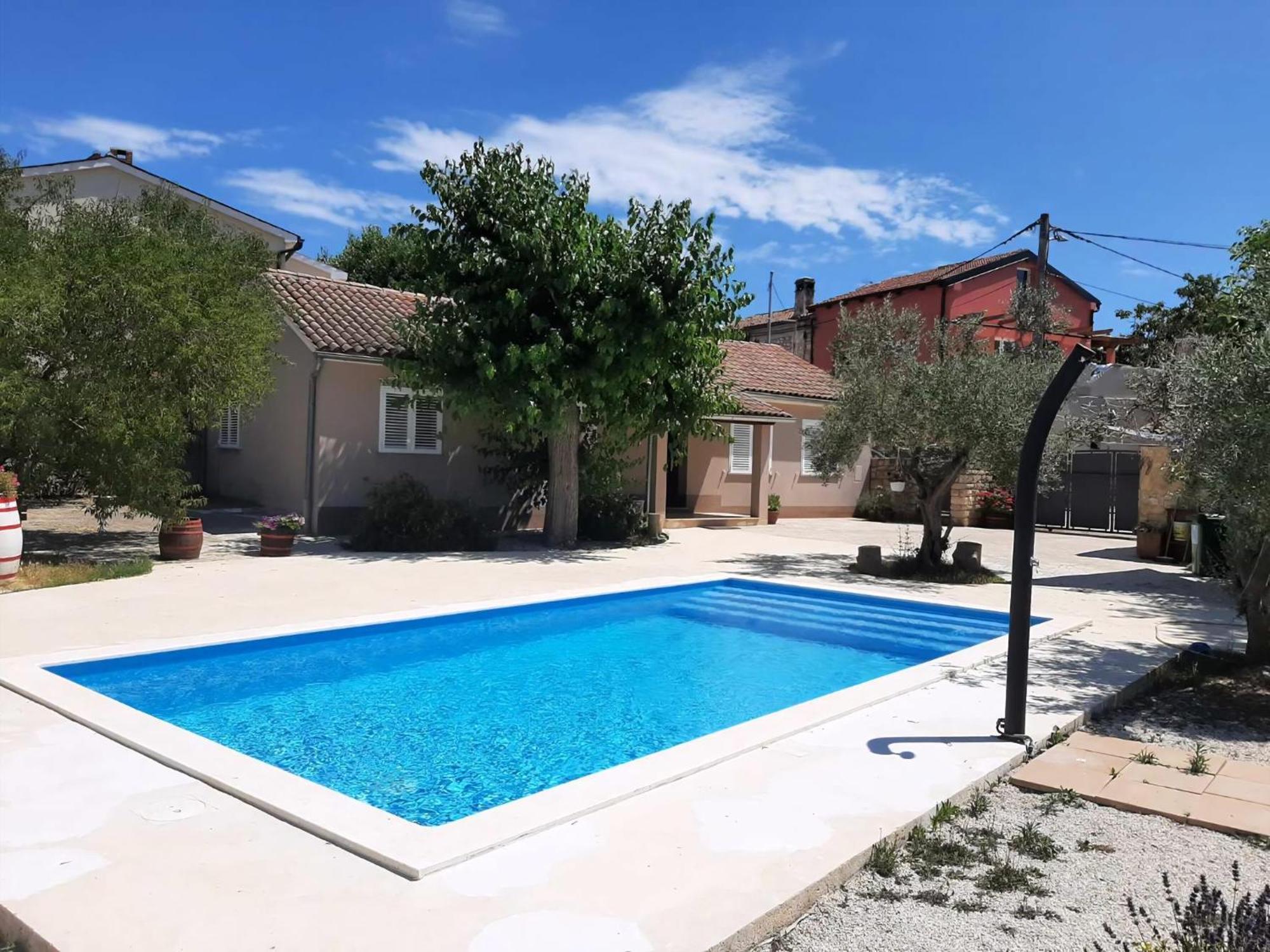 Ferienhaus Aqua Mit Pool Jadreški Exteriör bild